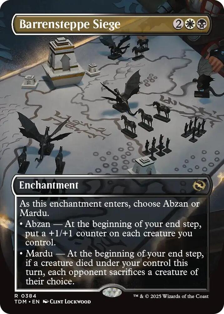 Barrensteppe Siege (Borderless) 384 card from Tarkir: Dragonstorm