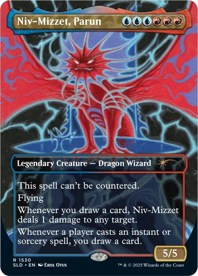 Niv-Mizzet, Parun (Rainbow Foil) 1530 card from Secret Lair Drop Series