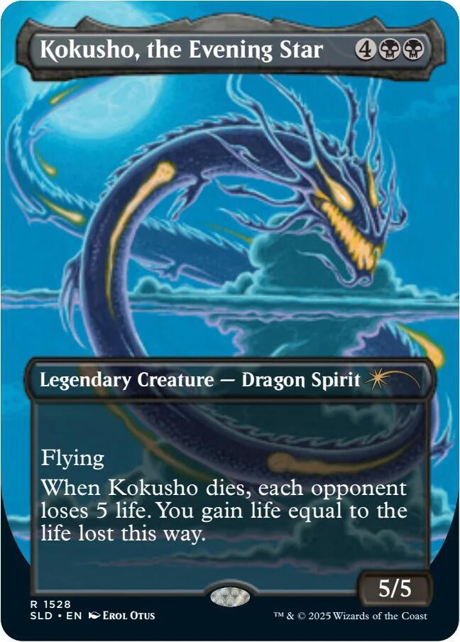 Kokusho, the Evening Star (Rainbow Foil) 1528 card from Secret Lair Drop Series