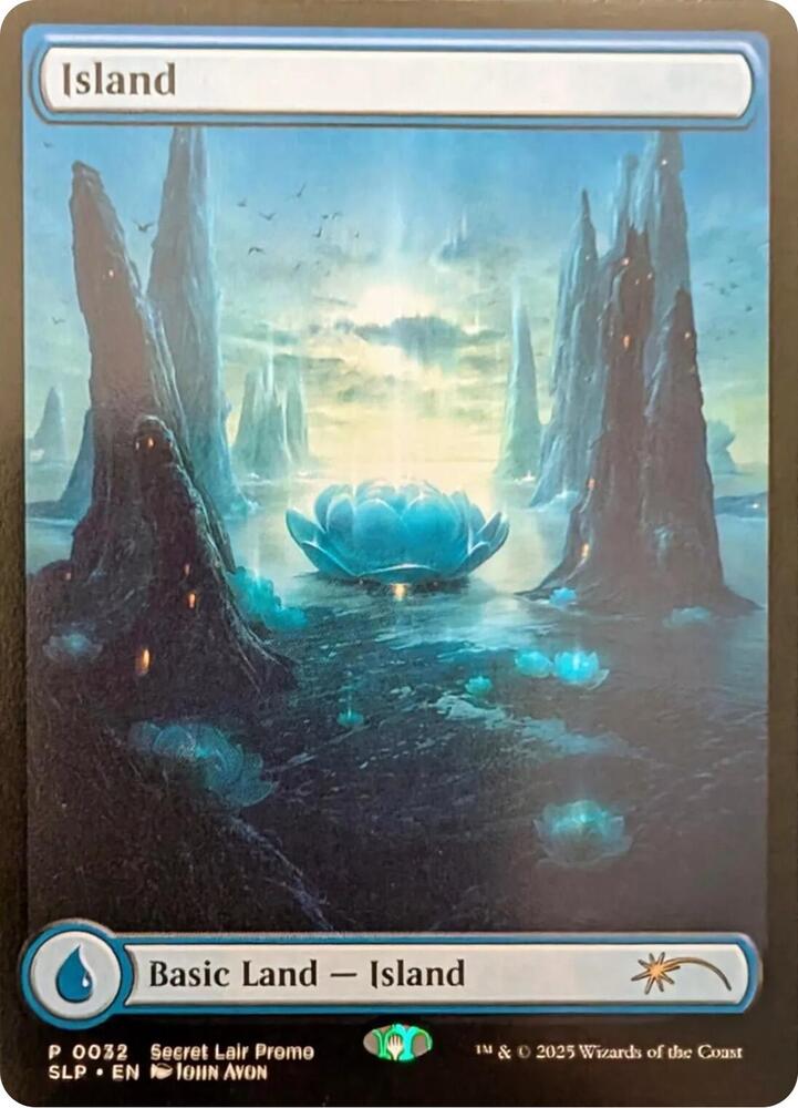 Island 32 card from Secret Lair Showdown