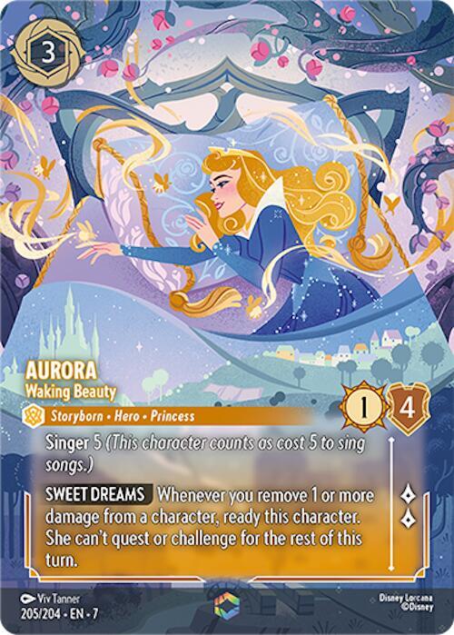 Aurora - Waking Beauty (Enchanted) 205/204 card from Archazia's Island