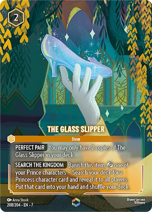 The Glass Slipper (Enchanted) 208/204 card from Archazia's Island