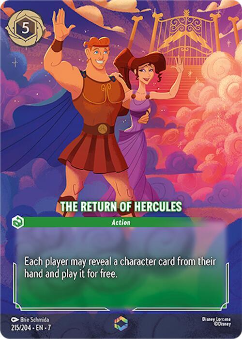 The Return of Hercules (Enchanted) 215/204 card from Archazia's Island