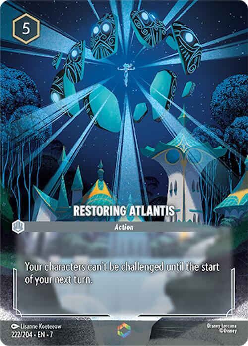 Restoring Atlantis (Enchanted) 222/204 card from Archazia's Island