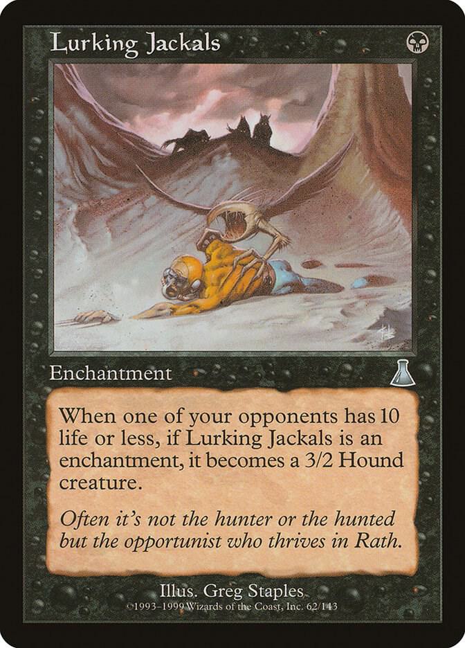 Lurking Jackals 62 card from Urza's Destiny