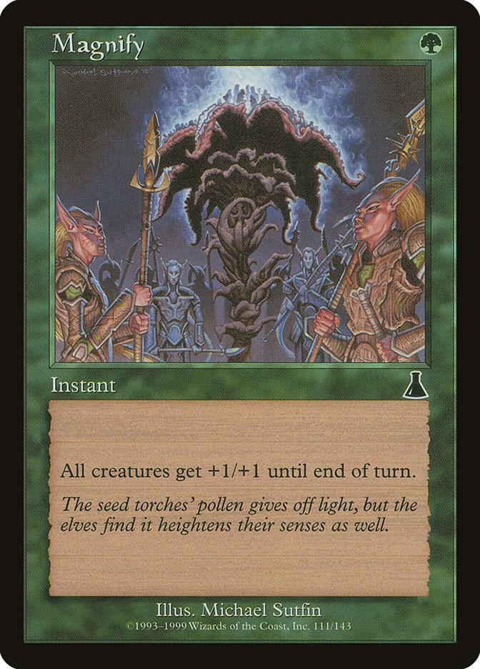 Magnify 111 card from Urza's Destiny