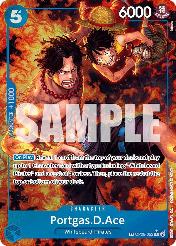 Portgas.D.Ace (TR) OP08-052 card from Royal Blood