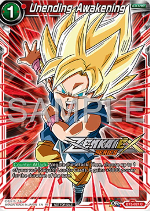 Unending Awakening (Event Pack 16) BT3-027 card from Promotion Cards
