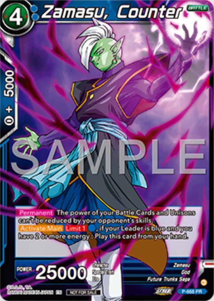 Zamasu, Counter (Zenkai Series Tournament Pack Vol.11) P-668 card from Tournament Promotion Cards