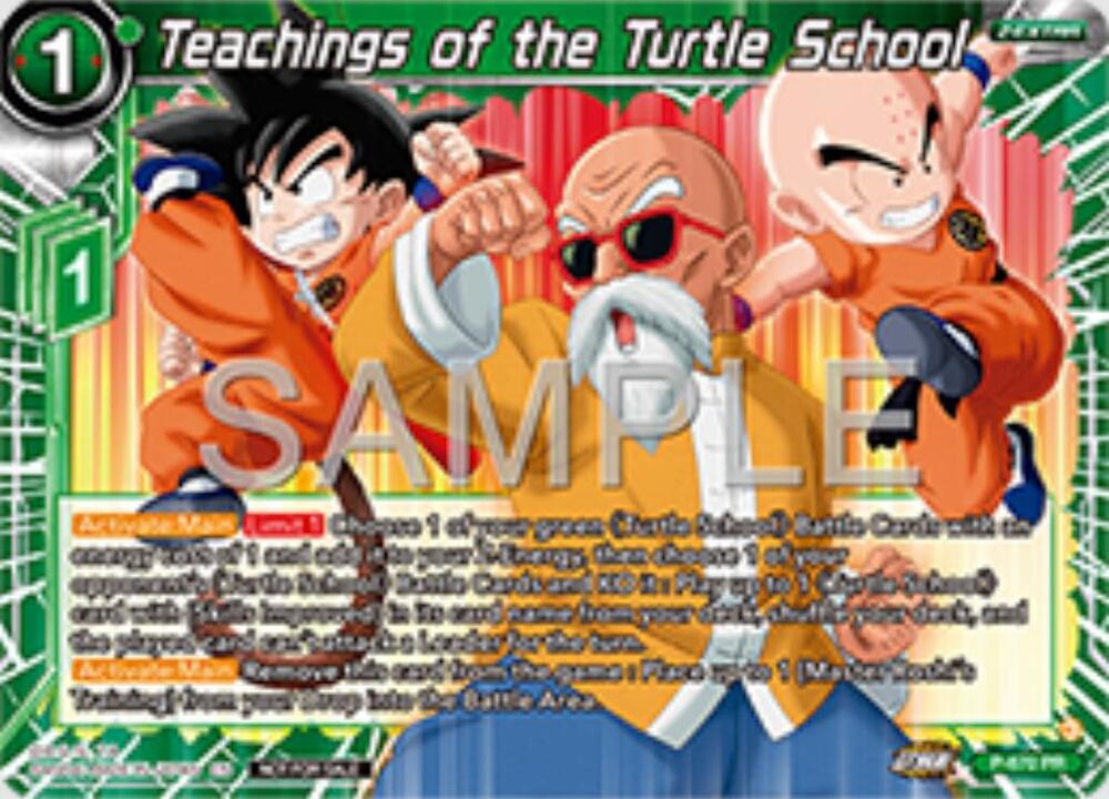 Teachings of the Turtle School (Zenkai Series Tournament Pack Vol.11) P-670 card from Tournament Promotion Cards