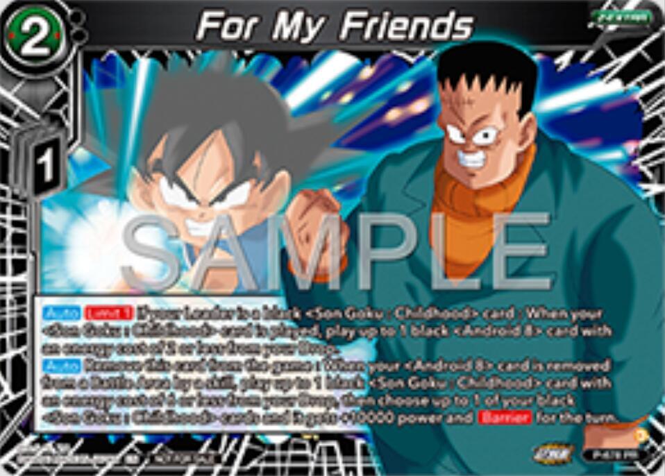 For My Friends (Zenkai Series Tournament Pack Vol.11) P-678 card from Tournament Promotion Cards