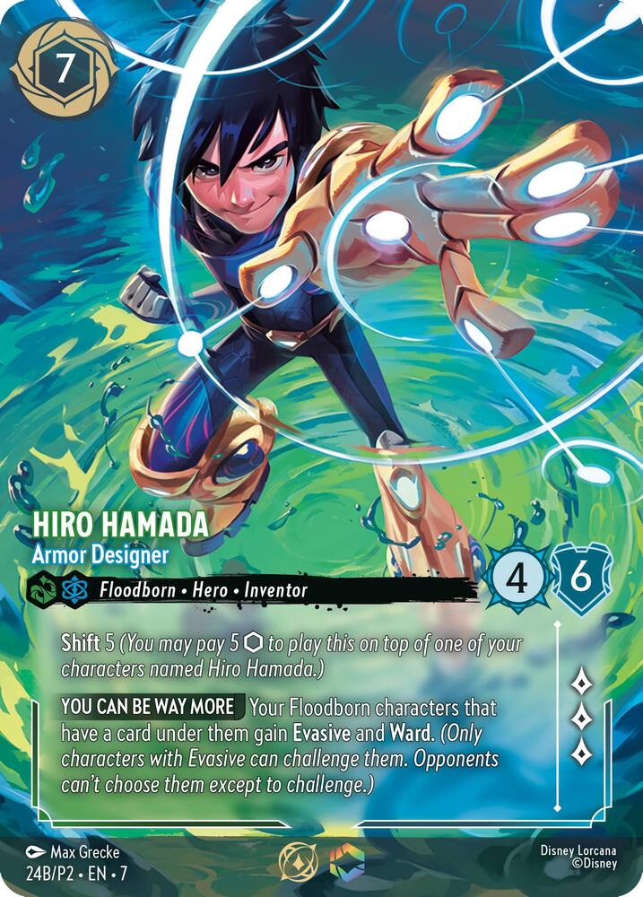 Hiro Hamada - Armor Designer (Store Championship) 24B card from Disney Lorcana Promo Cards