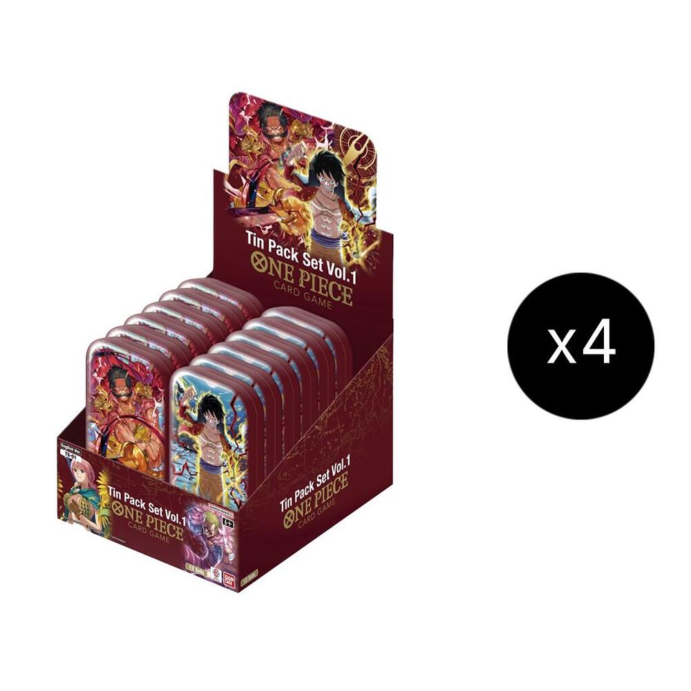 One Piece Tin Pack Set Vol. 1 Display Case card from One Piece Promotion Cards