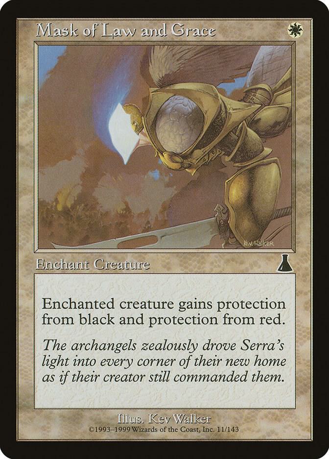 Mask of Law and Grace 11 card from Urza's Destiny
