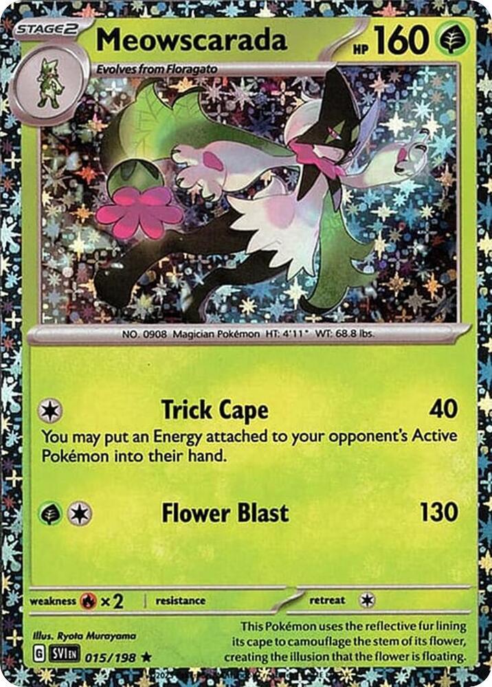 Meowscarada (Sparkle Holo) 015/198 card from Miscellaneous Cards & Products