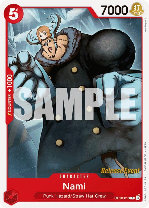 Nami OP10-013 card from Royal Blood Release Event Cards