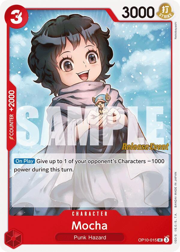 Mocha OP10-015 card from Royal Blood Release Event Cards