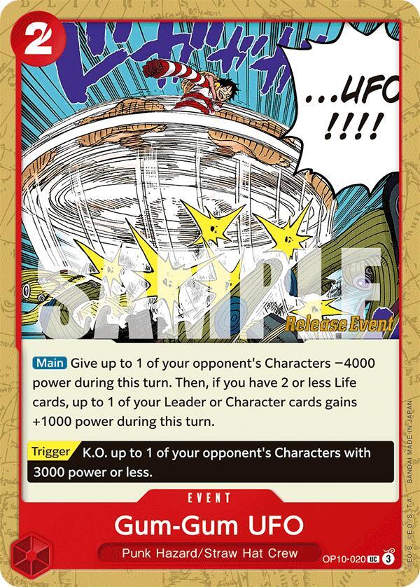 Gum-Gum UFO OP10-020 card from Royal Blood Release Event Cards