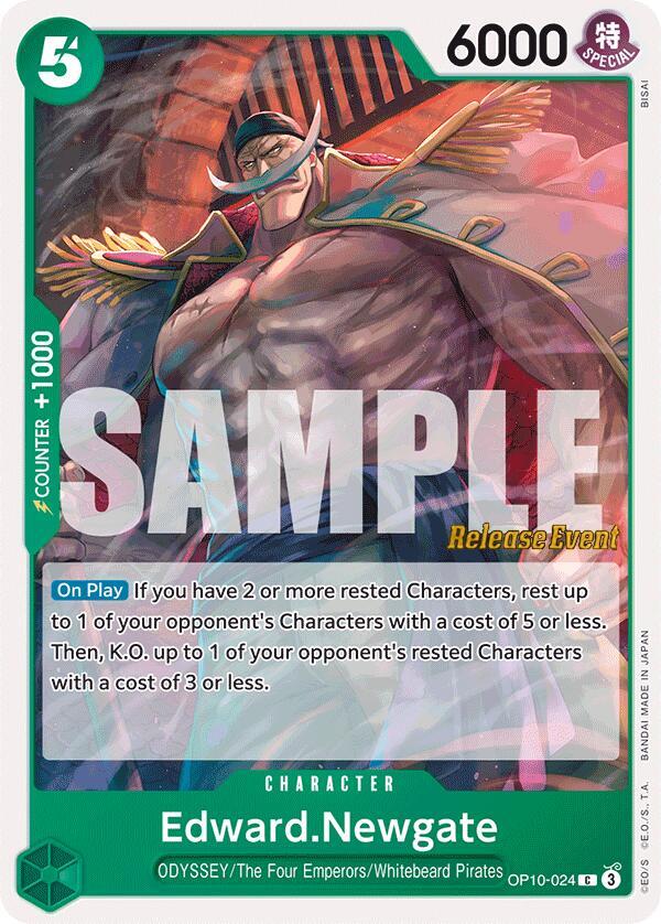 Edward.Newgate OP10-024 card from Royal Blood Release Event Cards