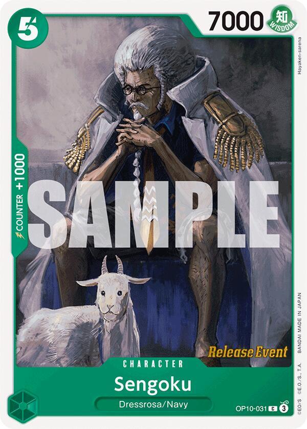 Sengoku OP10-031 card from Royal Blood Release Event Cards