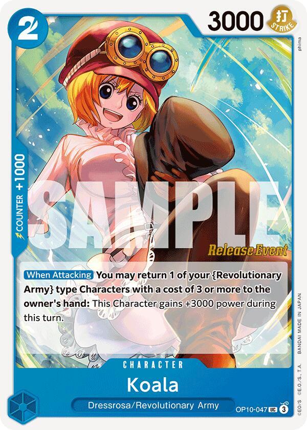 Koala OP10-047 card from Royal Blood Release Event Cards