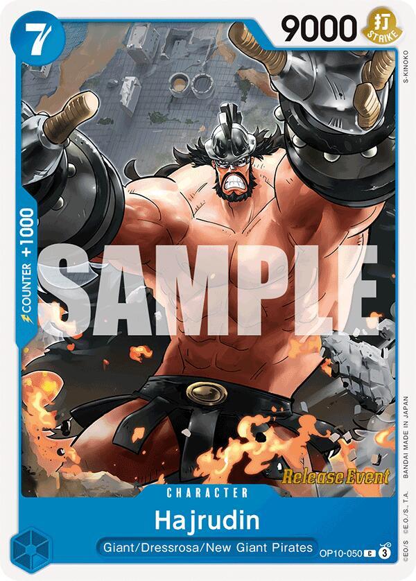 Hajrudin OP10-050 card from Royal Blood Release Event Cards