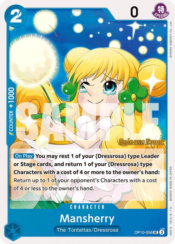 Mansherry OP10-056 card from Royal Blood Release Event Cards
