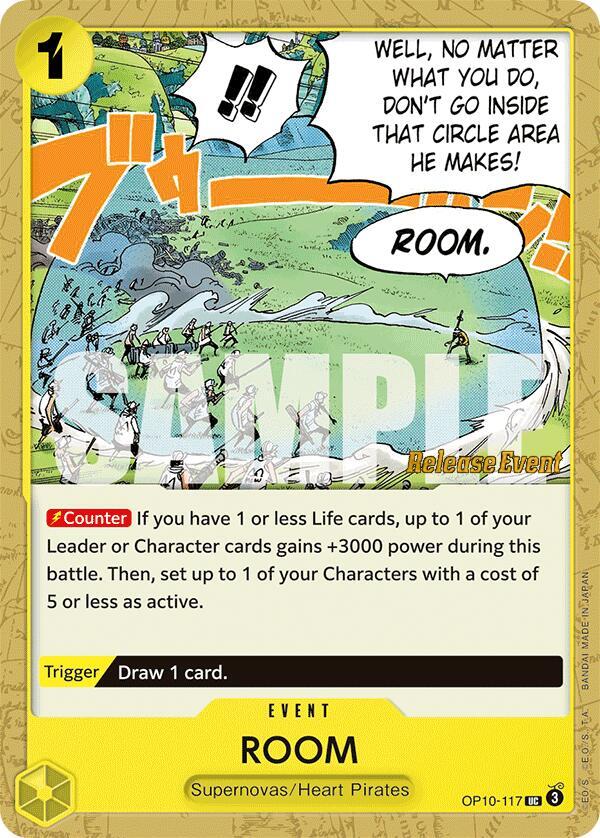 ROOM OP10-117 card from Royal Blood Release Event Cards