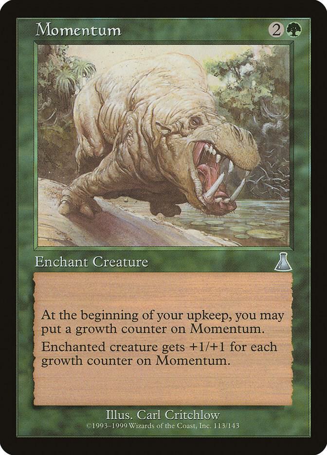 Momentum 113 card from Urza's Destiny