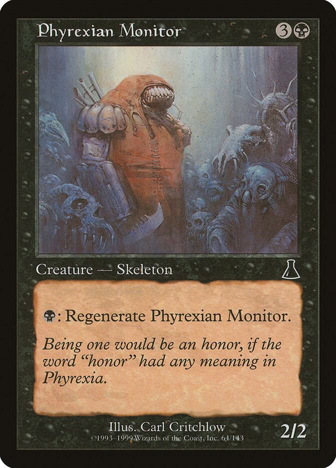 Phyrexian Monitor 64 card from Urza's Destiny
