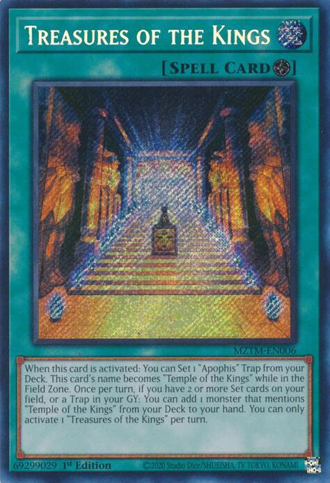 Treasures of the Kings MZTM-EN006 card from Maze of the Master