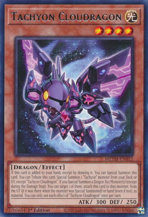Tachyon Cloudragon MZTM-EN012 card from Maze of the Master