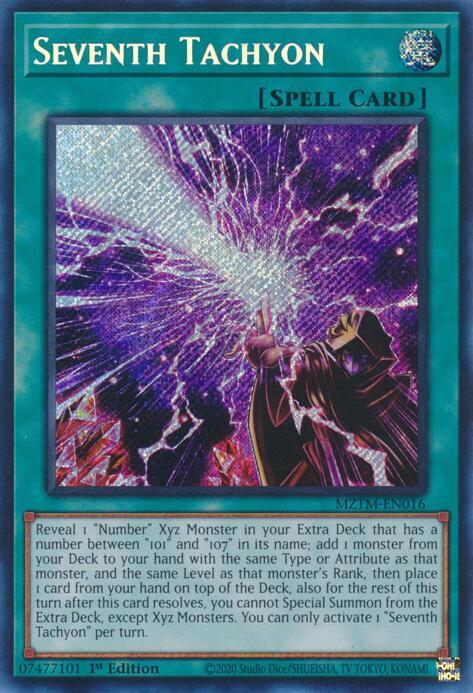 Seventh Tachyon MZTM-EN016 card from Maze of the Master