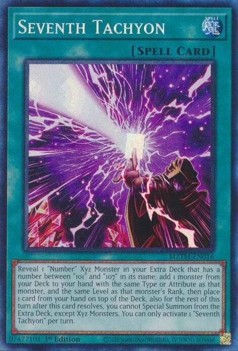 Seventh Tachyon (CR) MZTM-EN016 card from Maze of the Master