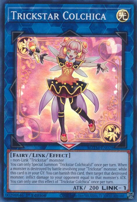 Trickstar Colchica MZTM-EN028 card from Maze of the Master