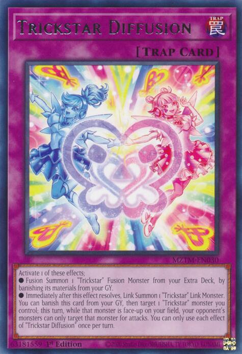 Trickstar Diffusion MZTM-EN030 card from Maze of the Master
