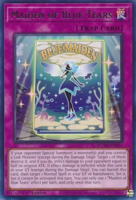 Maiden of Blue Tears MZTM-EN031 card from Maze of the Master