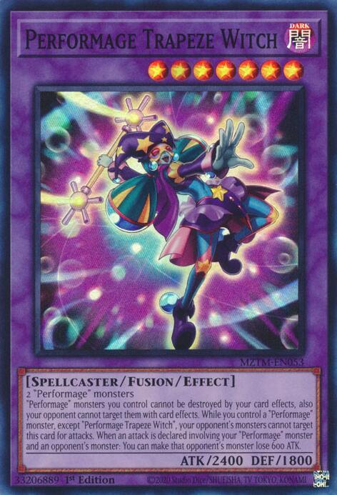 Performage Trapeze Witch MZTM-EN053 card from Maze of the Master