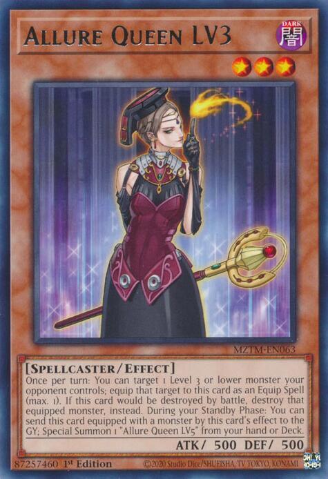 Allure Queen LV3 MZTM-EN063 card from Maze of the Master