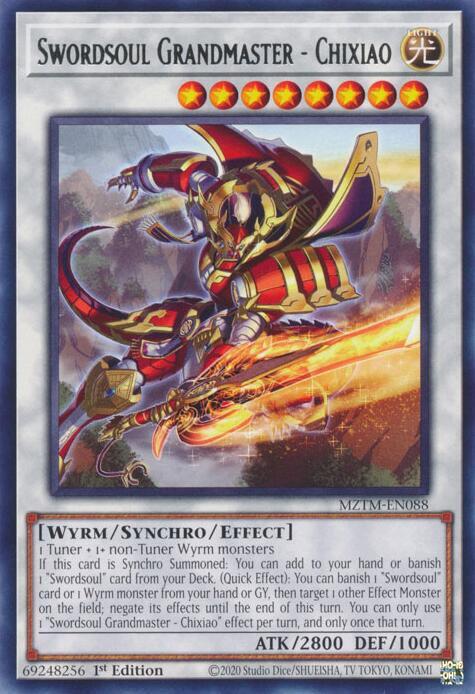 Swordsoul Grandmaster - Chixiao MZTM-EN088 card from Maze of the Master