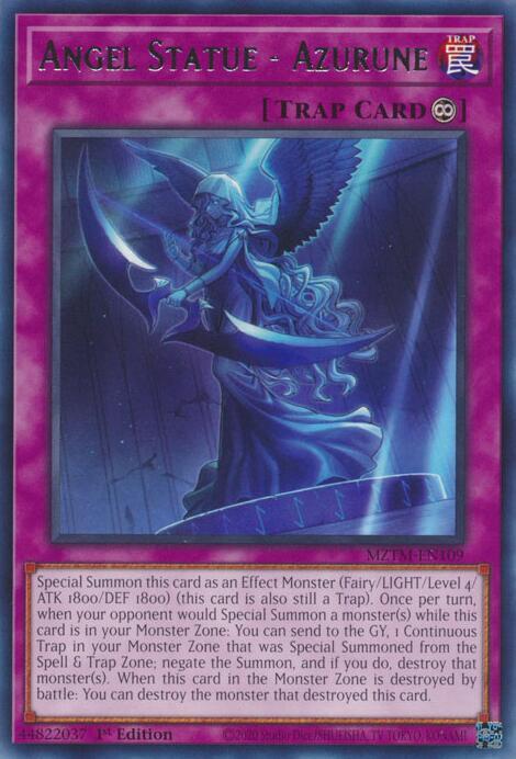 Angel Statue - Azurune MZTM-EN109 card from Maze of the Master