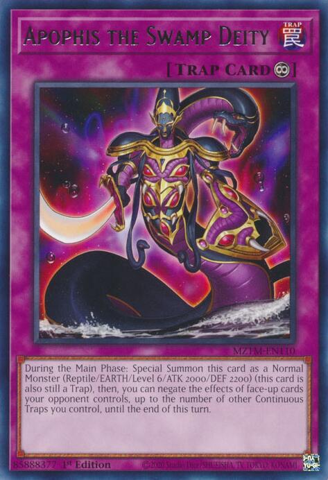 Apophis the Swamp Deity MZTM-EN110 card from Maze of the Master
