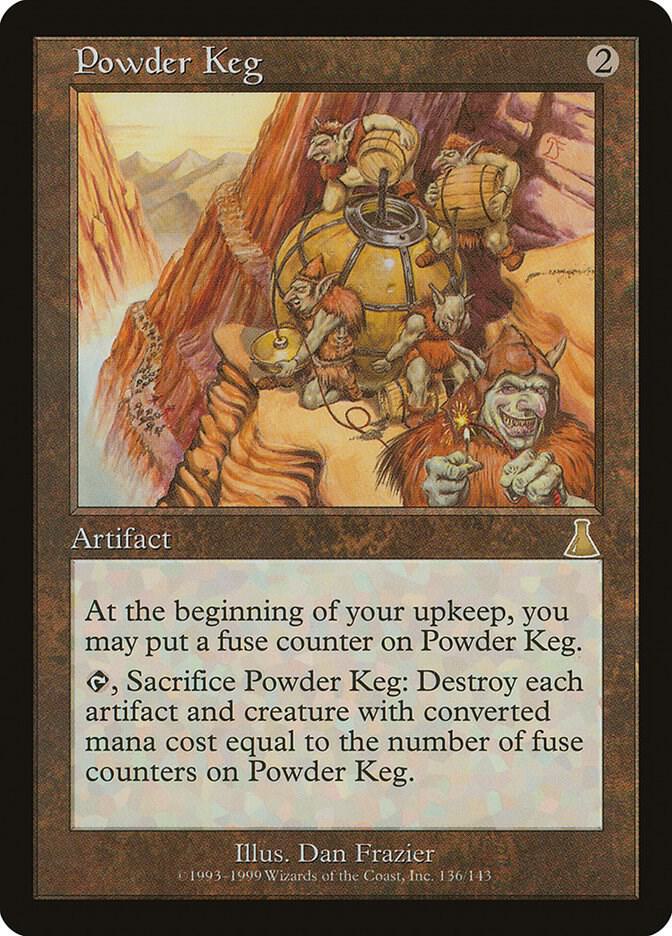 Powder Keg 136 card from Urza's Destiny