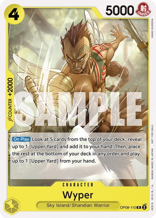 Wyper (Tournament Pack 2025 Vol. 2) OP08-110 card from One Piece Promotion Cards