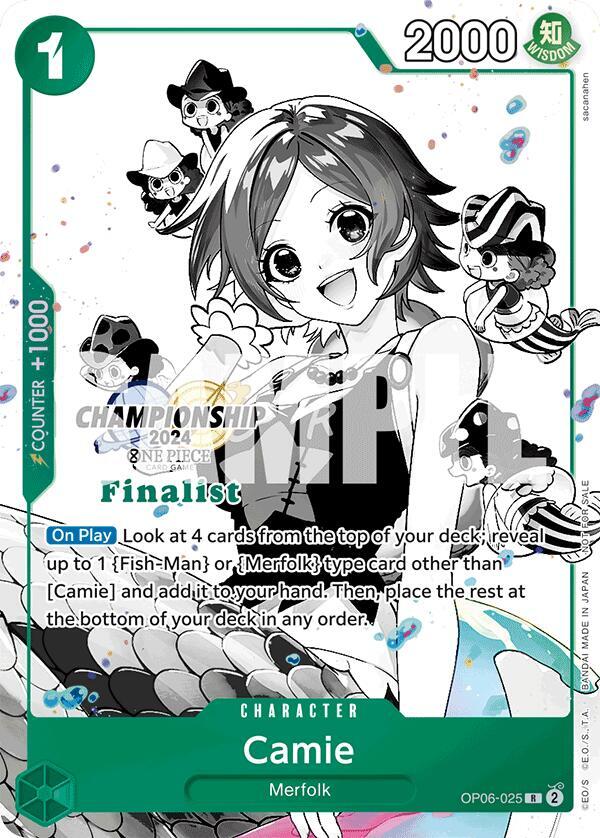 Camie (Championship 2024 Finalist Card Set Vol. 2) OP06-025 card from One Piece Promotion Cards