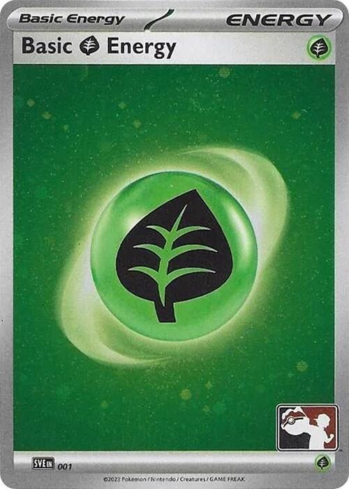 Basic Grass Energy (Cosmo Holo) 9 card from Prize Pack Series Cards
