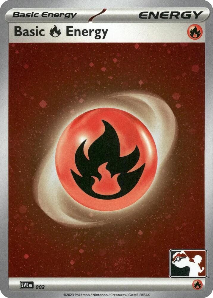Basic Fire Energy (Cosmo Holo) 10 card from Prize Pack Series Cards