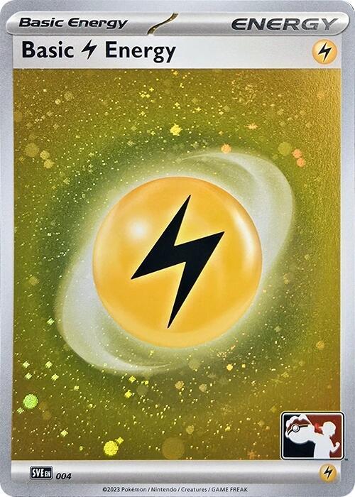 Basic Lightning Energy (Cosmo Holo) 12 card from Prize Pack Series Cards