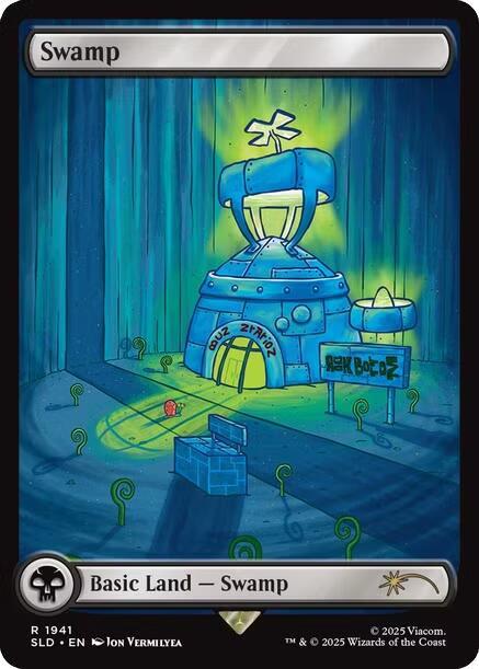 Swamp 1941 card from Secret Lair Drop Series