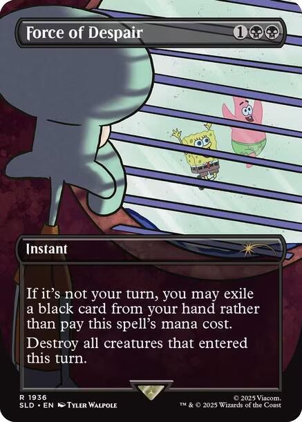 Force of Despair 1936 card from Secret Lair Drop Series